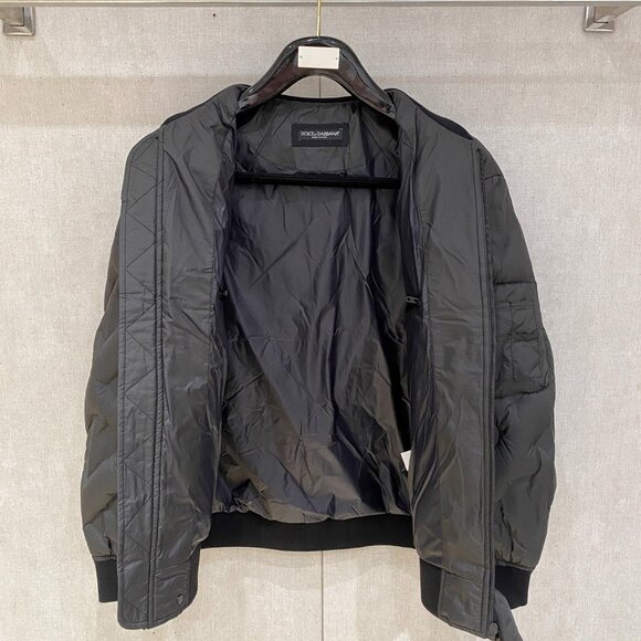 Dolce & Gabbana DG logo-quilted bomber jacket - Picture 5 of 9